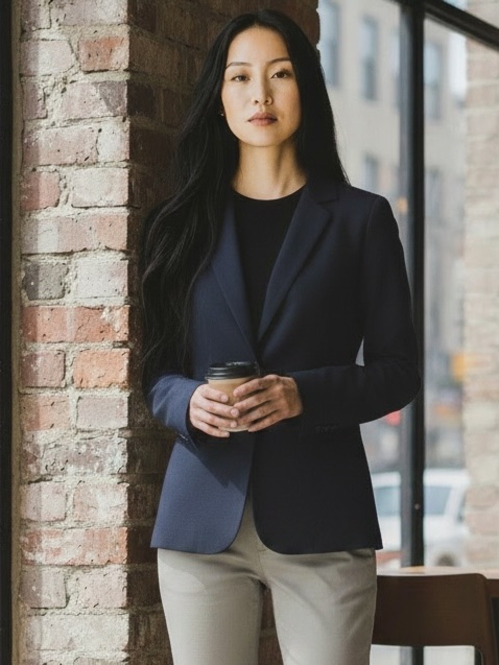 Calvin Klein Navy Women's Blazer